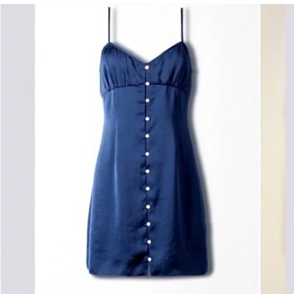 Aritzia Wilfred Bloom Mini Slip Dress - Picture 2 of 8